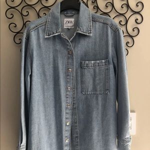 Zara Jeans Jacket Size S-M Preowned Retail $70